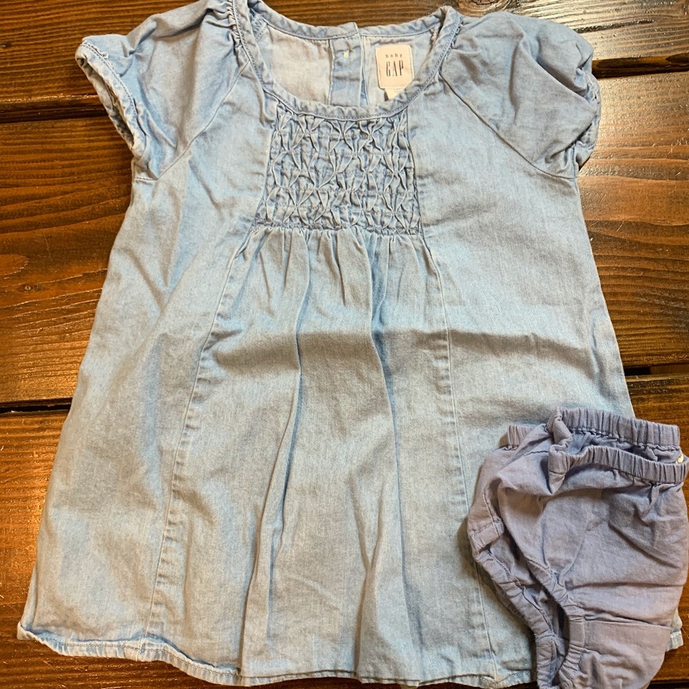 Baby Gap Girls Dress - Denim